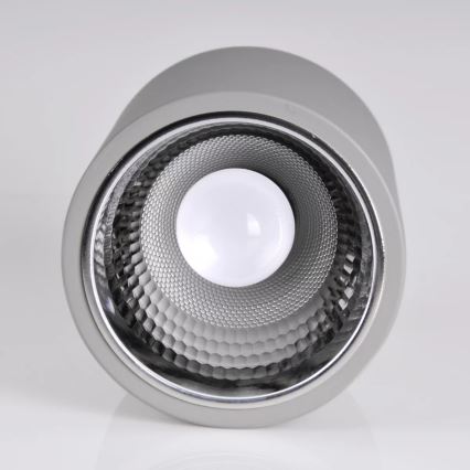 Foco JUPITER 1xE27/20W/230V diâmetro 16,5 cm cinzento