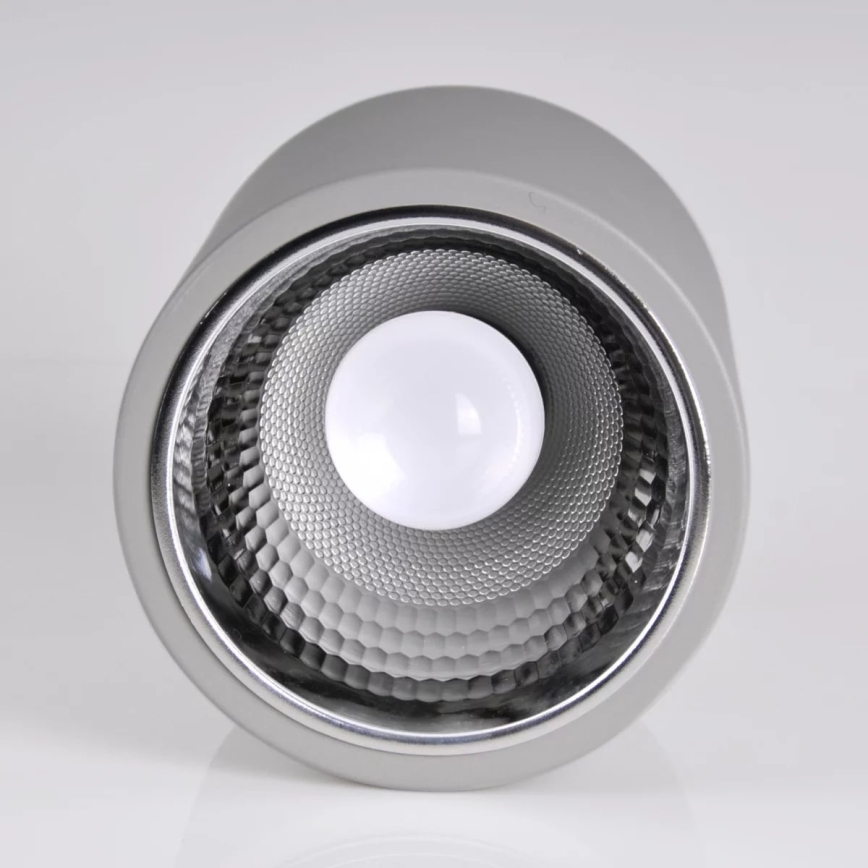 Foco JUPITER 1xE27/20W/230V diâmetro 16,5 cm cinzento
