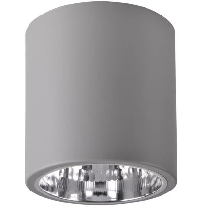 Foco JUPITER 1xE27/20W/230V diâmetro 16,5 cm cinzento