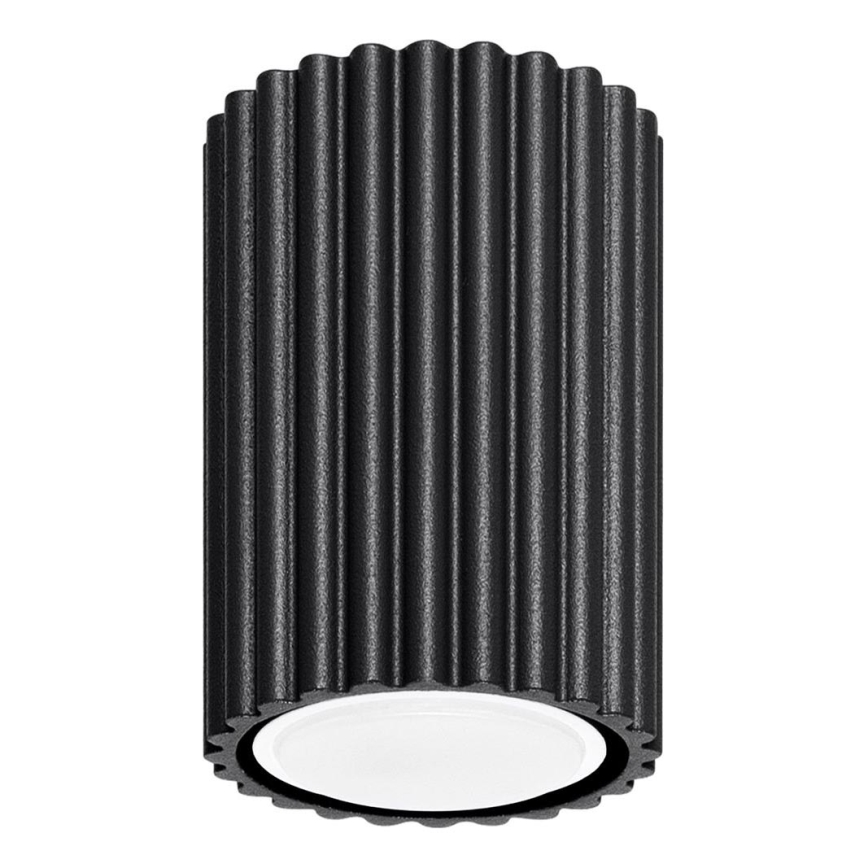 Foco KARBON 1xGU10/10W/230V 10 cm preto