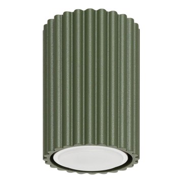 Foco KARBON 1xGU10/10W/230V 10 cm verde