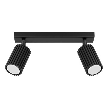Foco KARBON 2xGU10/10W/230V preto