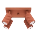 Foco KARBON 4xGU10/10W/230V vermelho
