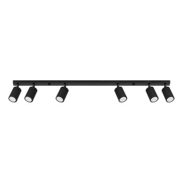 Foco KARBON 6xGU10/10W/230V preto