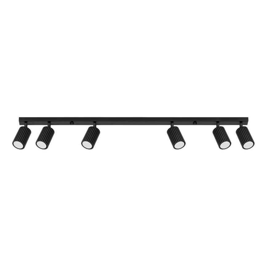Foco KARBON 6xGU10/10W/230V preto