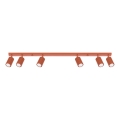Foco KARBON 6xGU10/10W/230V vermelho