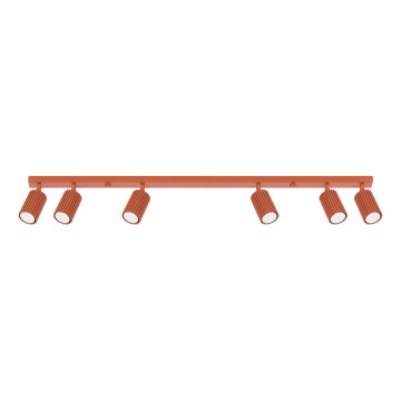 Foco KARBON 6xGU10/10W/230V vermelho