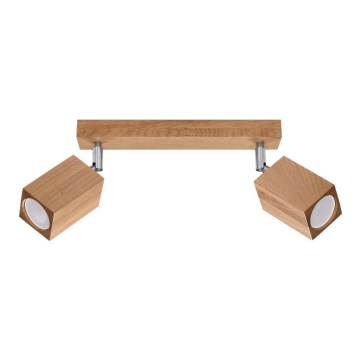 Foco KEKE 2xGU10/40W/230V carvalho