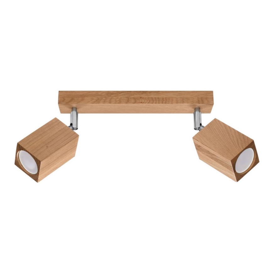 Foco KEKE 2xGU10/40W/230V carvalho