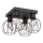 Foco LAPS 4xE27/15W/230W preto