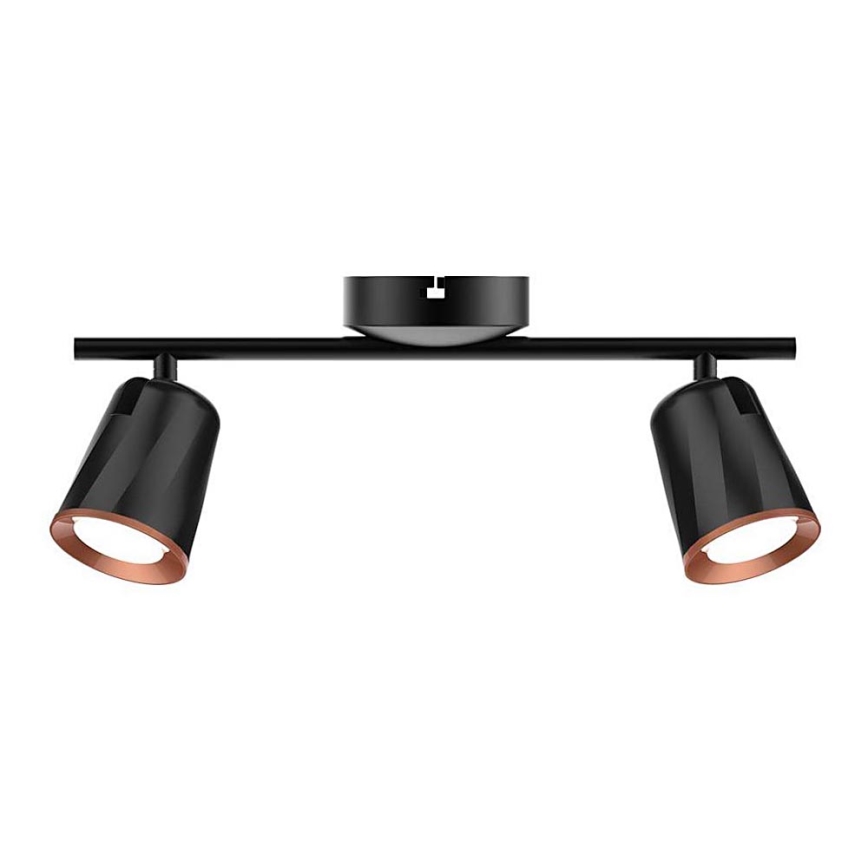 Foco LED 2xLED/5W/230V 3000K preto