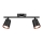 Foco LED 2xLED/5W/230V 3000K preto
