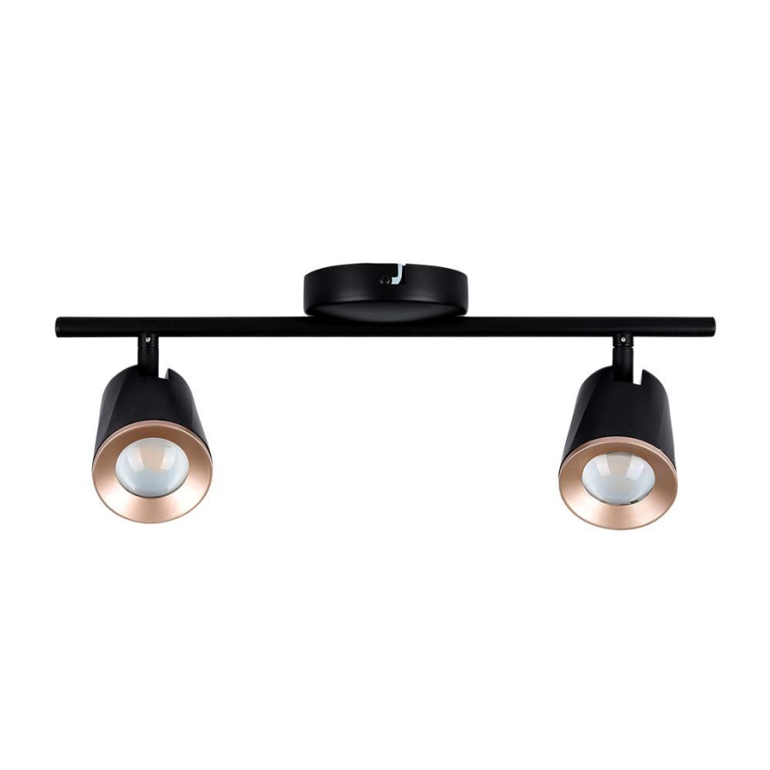 Foco LED 2xLED/5W/230V 3000K preto