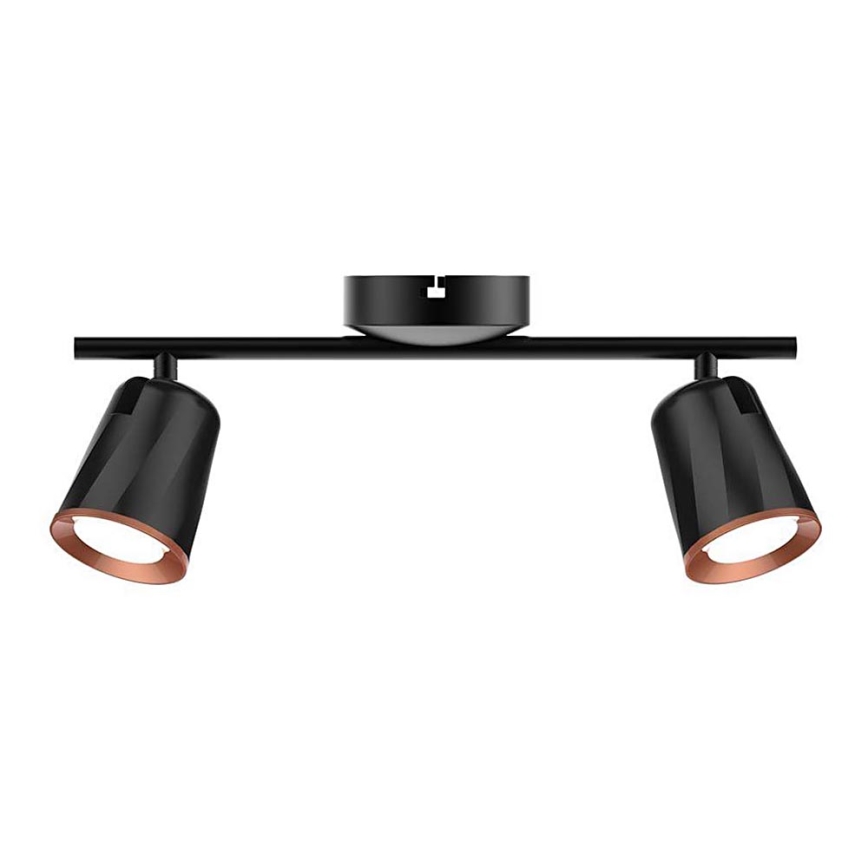 Foco LED 2xLED/5W/230V 4000K preto