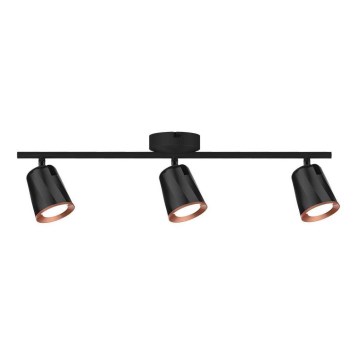 Foco LED 3xLED/5W/230V 4000K preto