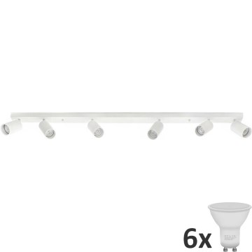 Foco LED ANGIE 6xGU10/6W/230V branco
