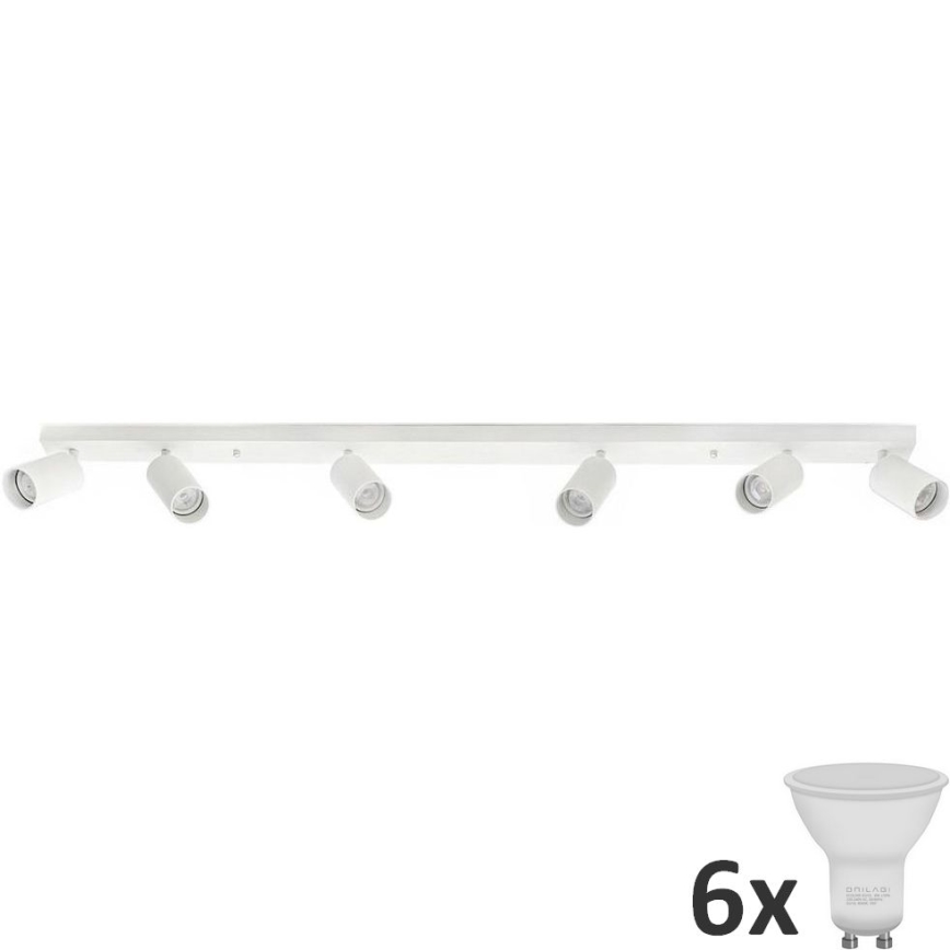 Foco LED ANGIE 6xGU10/6W/230V branco