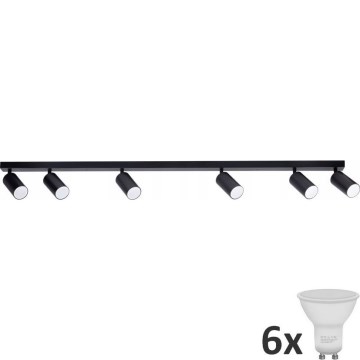 Foco LED ANGIE 6xGU10/6W/230V preto