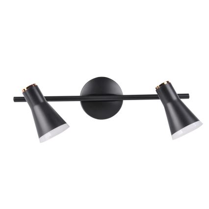Foco LED BERG 2xLED/4,2W/230V preto