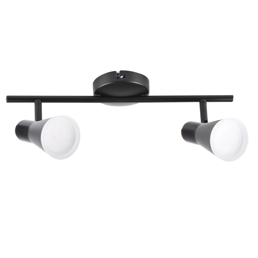 Foco LED BERG 2xLED/4,2W/230V preto