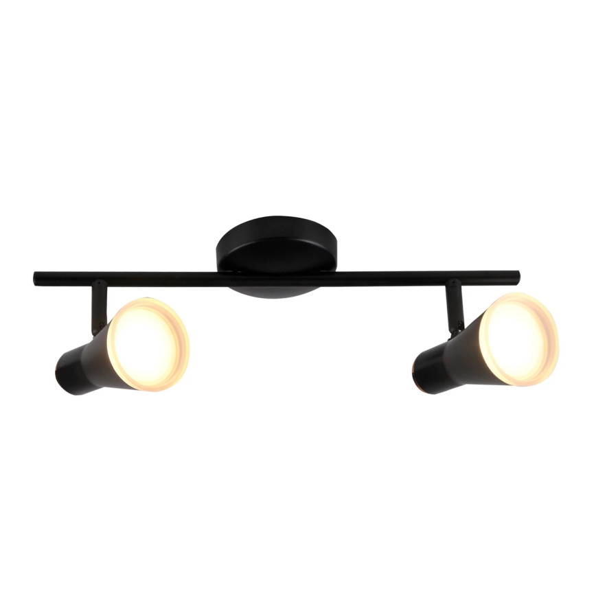 Foco LED BERG 2xLED/4,2W/230V preto