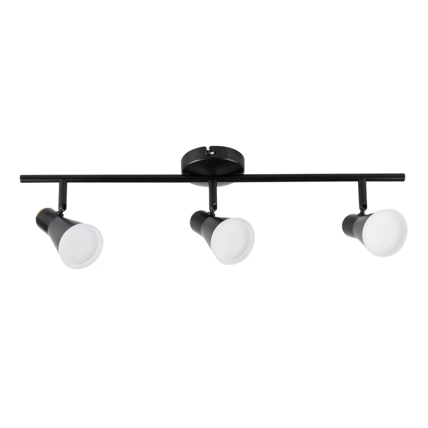 Foco LED BERG 3xLED/4,2W/230V preto