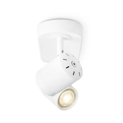 Foco LED com regulação de fluxo luminoso MANU 2xGU10/5,8W/230V branco