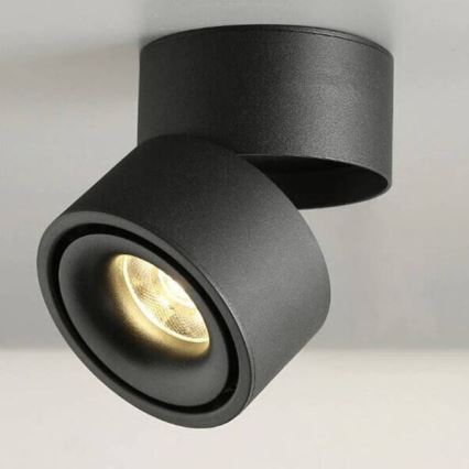 Foco LED com regulação LAHTI LED/13,5W/230V 3000K CRI 90 preto