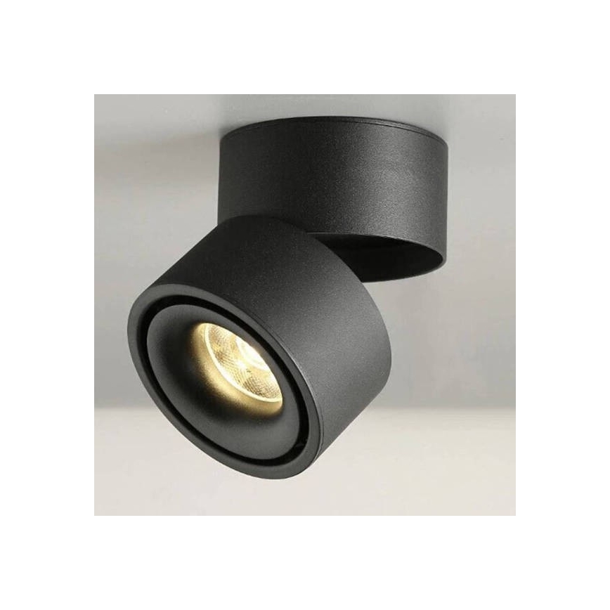 Foco LED com regulação LAHTI LED/13,5W/230V 3000K CRI 90 preto