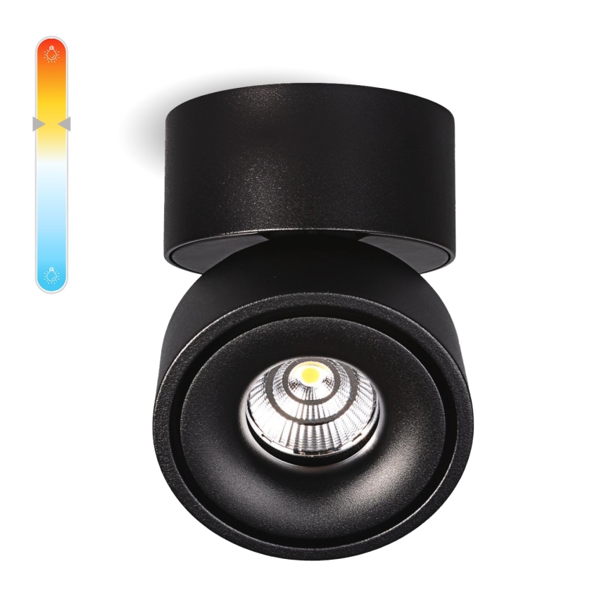Foco LED com regulação LAHTI LED/13,5W/230V 3000K CRI 90 preto