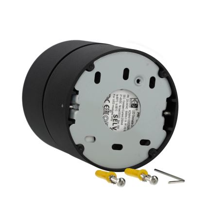 Foco LED com regulação LAHTI LED/13,5W/230V 3000K CRI 90 preto