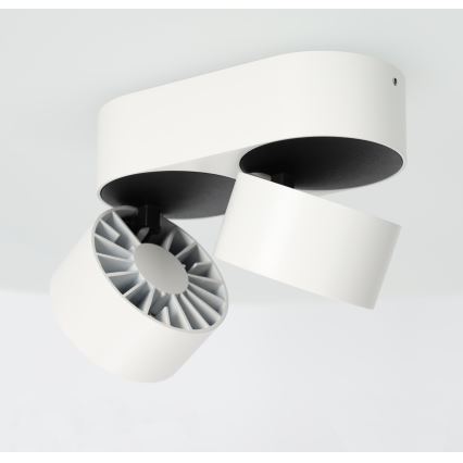 Foco LED com regulação LAHTI MINI 2xLED/9W/230V 3000K CRI 90 branco