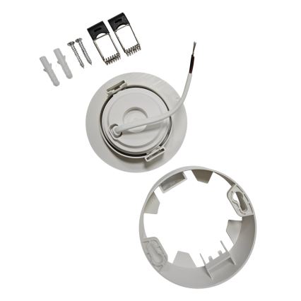 Foco LED Embutido/superfície 2em1 LED/5W/230V 4200K diâmetro 9,3 cm branco