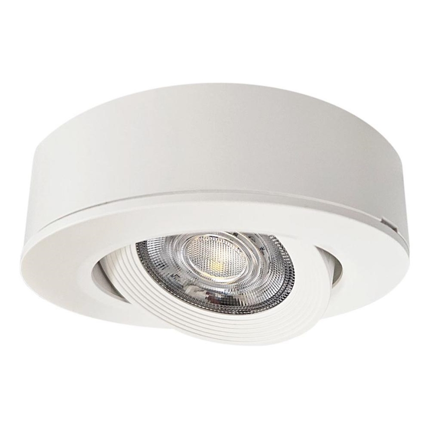 Foco LED Embutido/superfície 2em1 LED/5W/230V 4200K diâmetro 9,3 cm branco