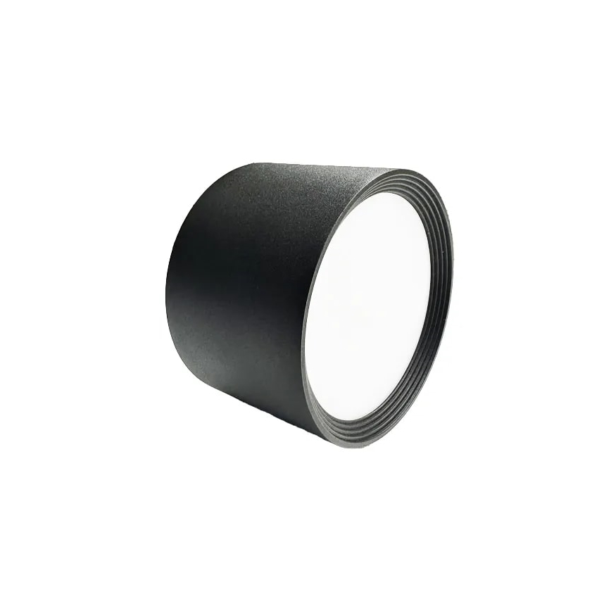 Foco LED LED/12W/230V 4000K diâmetro 10 cm preto