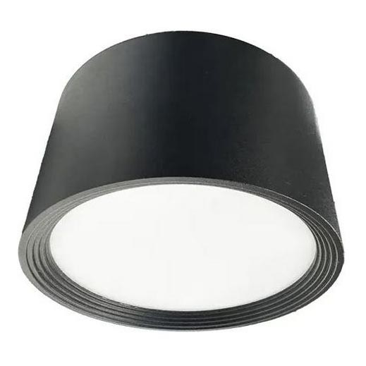 Foco LED LED/14W/230V 4000K diâmetro 12 cm preto