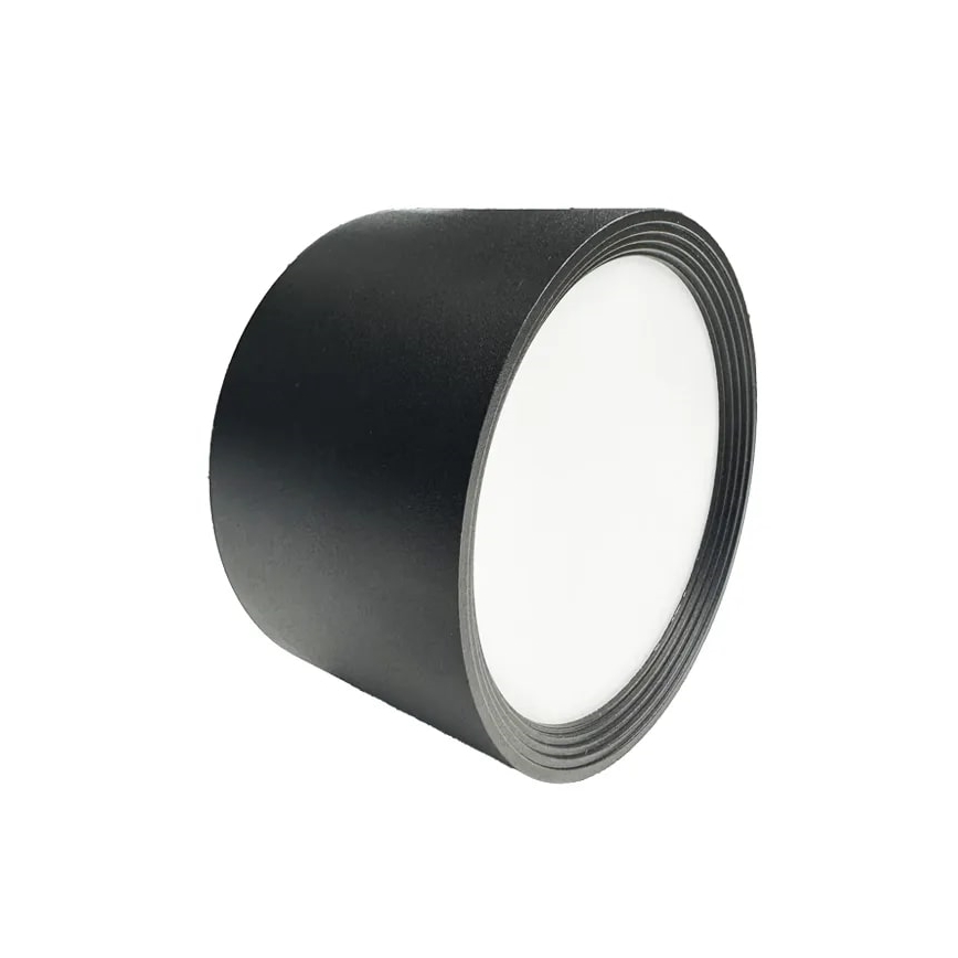 Foco LED LED/14W/230V 4000K diâmetro 12 cm preto
