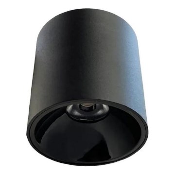 Foco LED LED/16W/230V 4000K diâmetro 10 cm preto