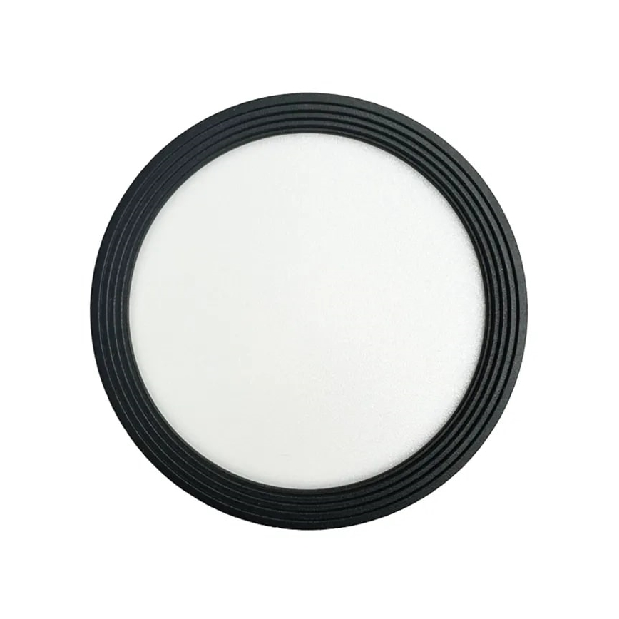 Foco LED LED/17W/230V 4000K diâmetro 15 cm preto