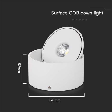 LED Flexível foco LED/28W/230V 3000/4000/6400K CRI 90 branco