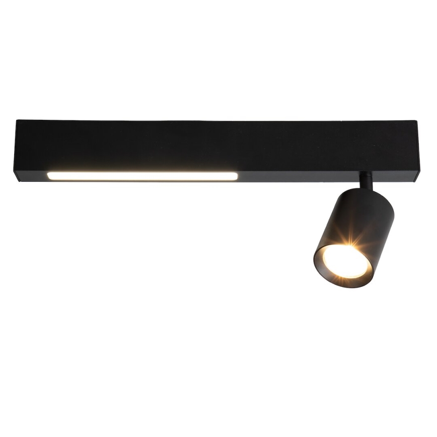 Foco LED MAGNET LED/5W/230V + 1xGU10/60W 3000/4000K preto