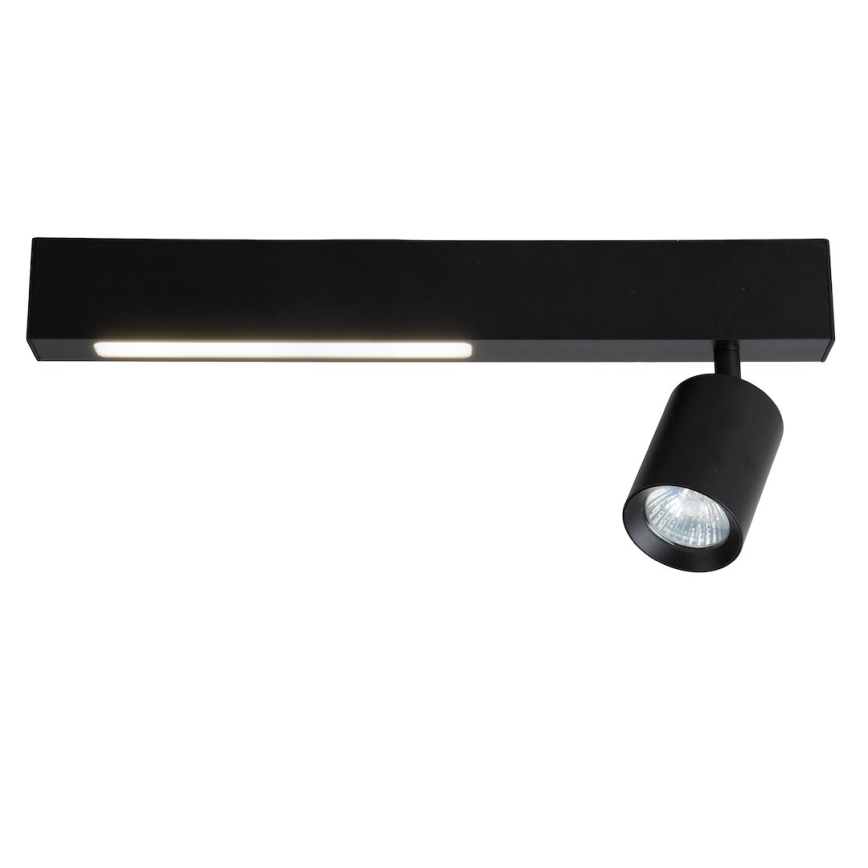 Foco LED MAGNET LED/5W/230V + 1xGU10/60W 3000/4000K preto
