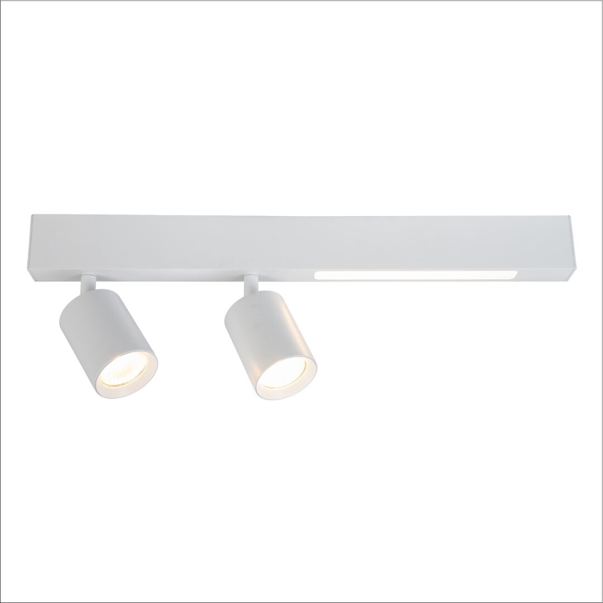 Foco LED MAGNET LED/5W/230V + 2xGU10/60W 3000/4000K branco