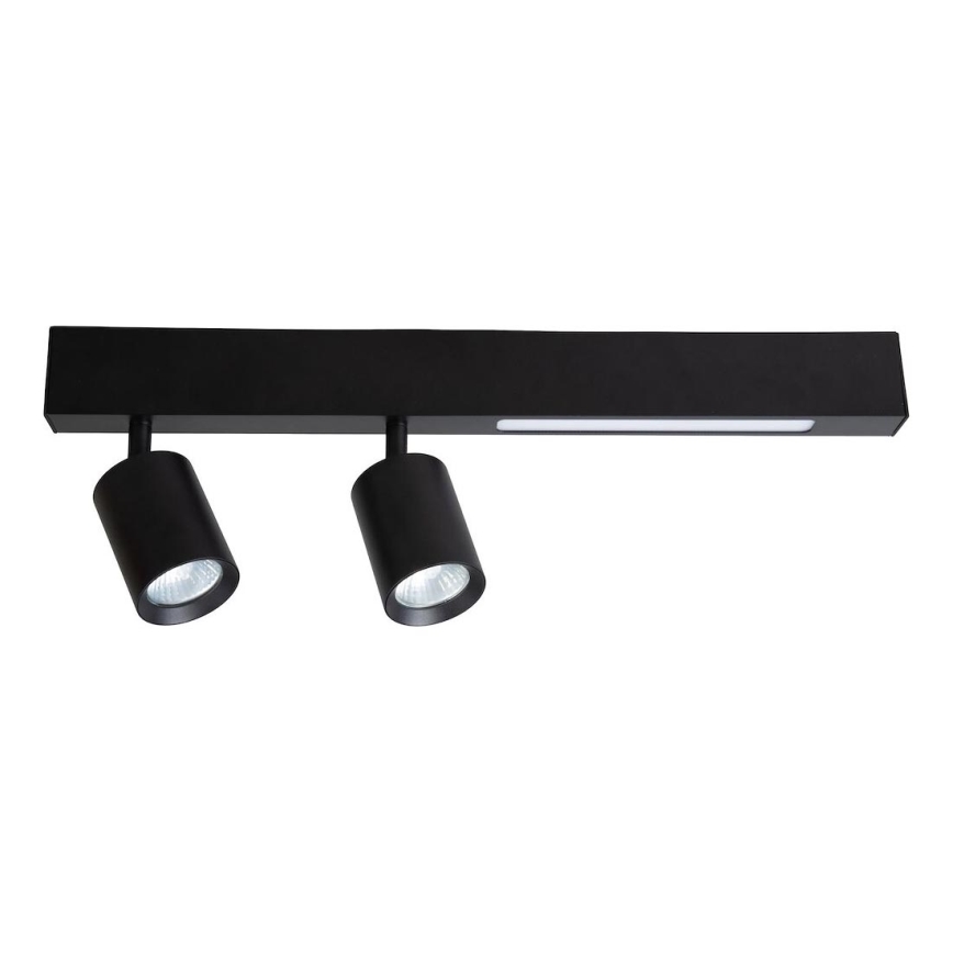 Foco LED MAGNET LED/5W/230V + 2xGU10/60W 3000/4000K preto