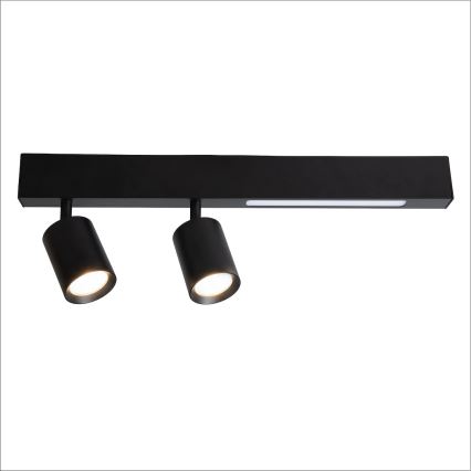 Foco LED MAGNET LED/5W/230V + 2xGU10/60W 3000/4000K preto