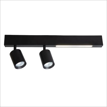 Foco LED MAGNET LED/5W/230V + 2xGU10/60W 3000/4000K preto