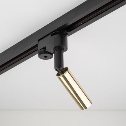 Foco LED para sistema de carris monofásico LAGOS 1xG9/3W/230V dourado/preto