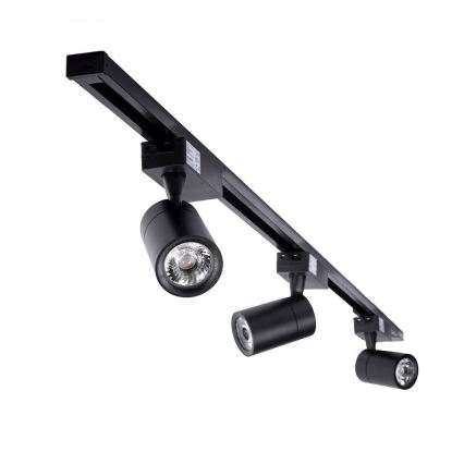 Foco LED para sistema de carril TRACK LIGHT LED/7W/230V 4000K preto