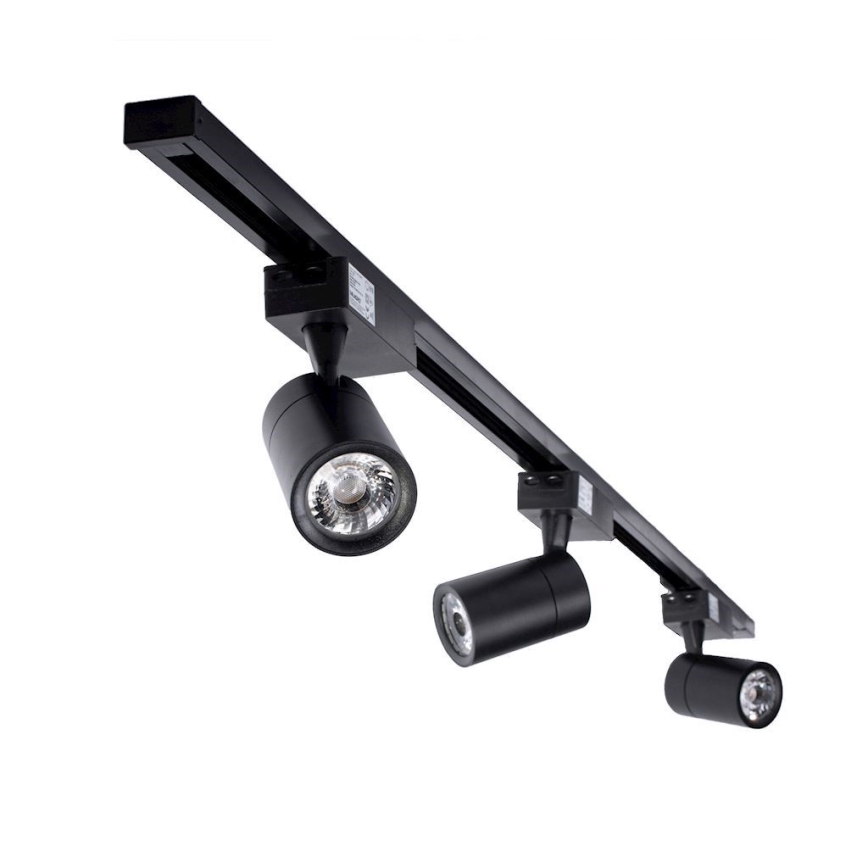 Foco LED para sistema de carril TRACK LIGHT LED/7W/230V 4000K preto