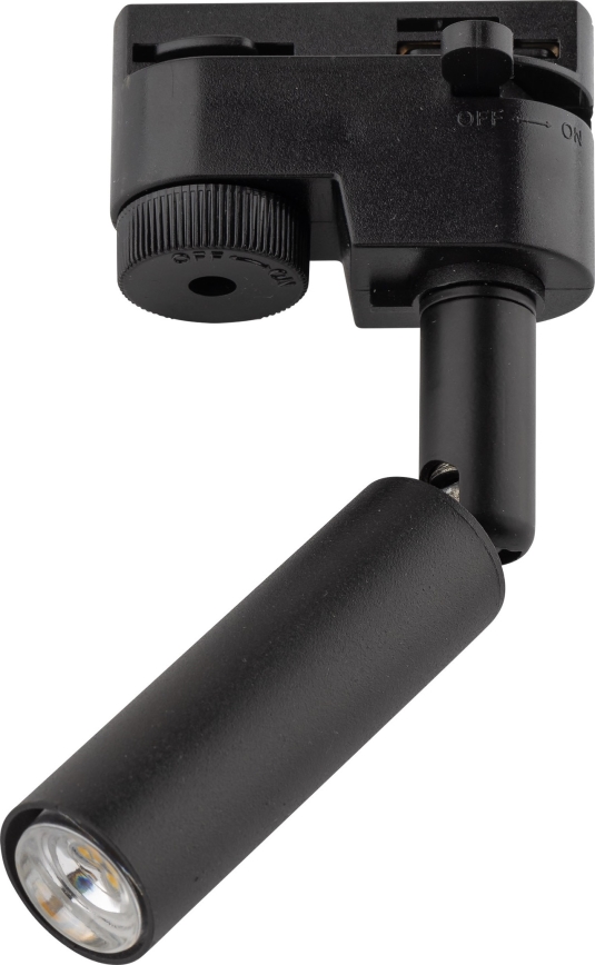Foco LED para sistema de carris monofásico LAGOS 1xG9/3W/230V preto
